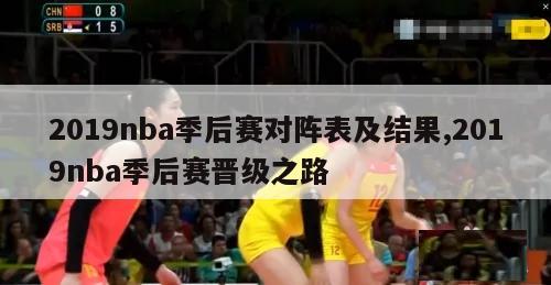 2019nba季后赛对阵表及结果,2019nba季后赛晋级之路