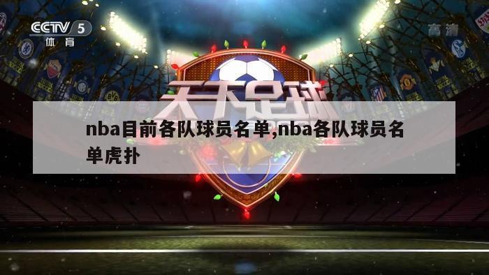 nba目前各队球员名单,nba各队球员名单虎扑