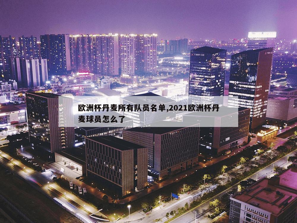 欧洲杯丹麦所有队员名单,2021欧洲杯丹麦球员怎么了